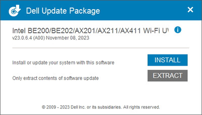 Intel WiFi Wireless Lan Card Driver 23.0.6.4